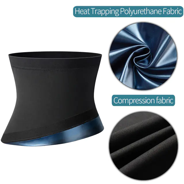 Men's Sauna Body Shaper Waist Trainer Slimming Belt $20.00