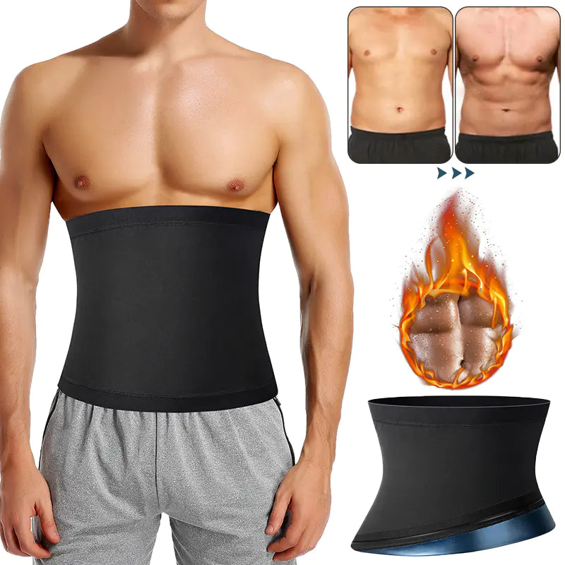 Men's Sauna Body Shaper Waist Trainer Slimming Belt $20.00