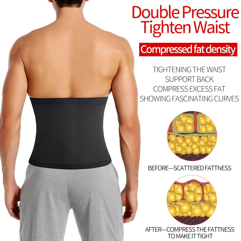 Men's Sauna Body Shaper Waist Trainer Slimming Belt $20.00