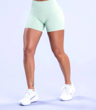 Seamless Fitness Yoga Shorts $20.00