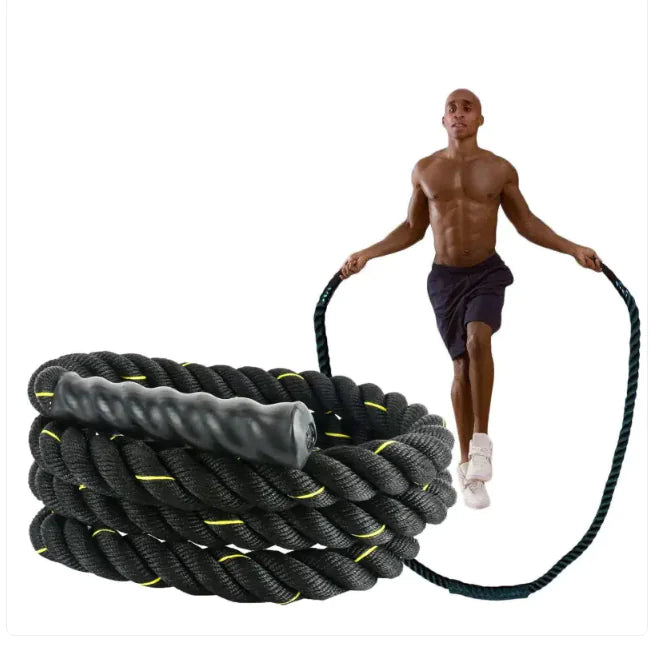 Fitness Jumping Rope Heavy-Duty Bold Fitness Rope Weight-Bearing Triple-Strand Jumping Rope $5.00