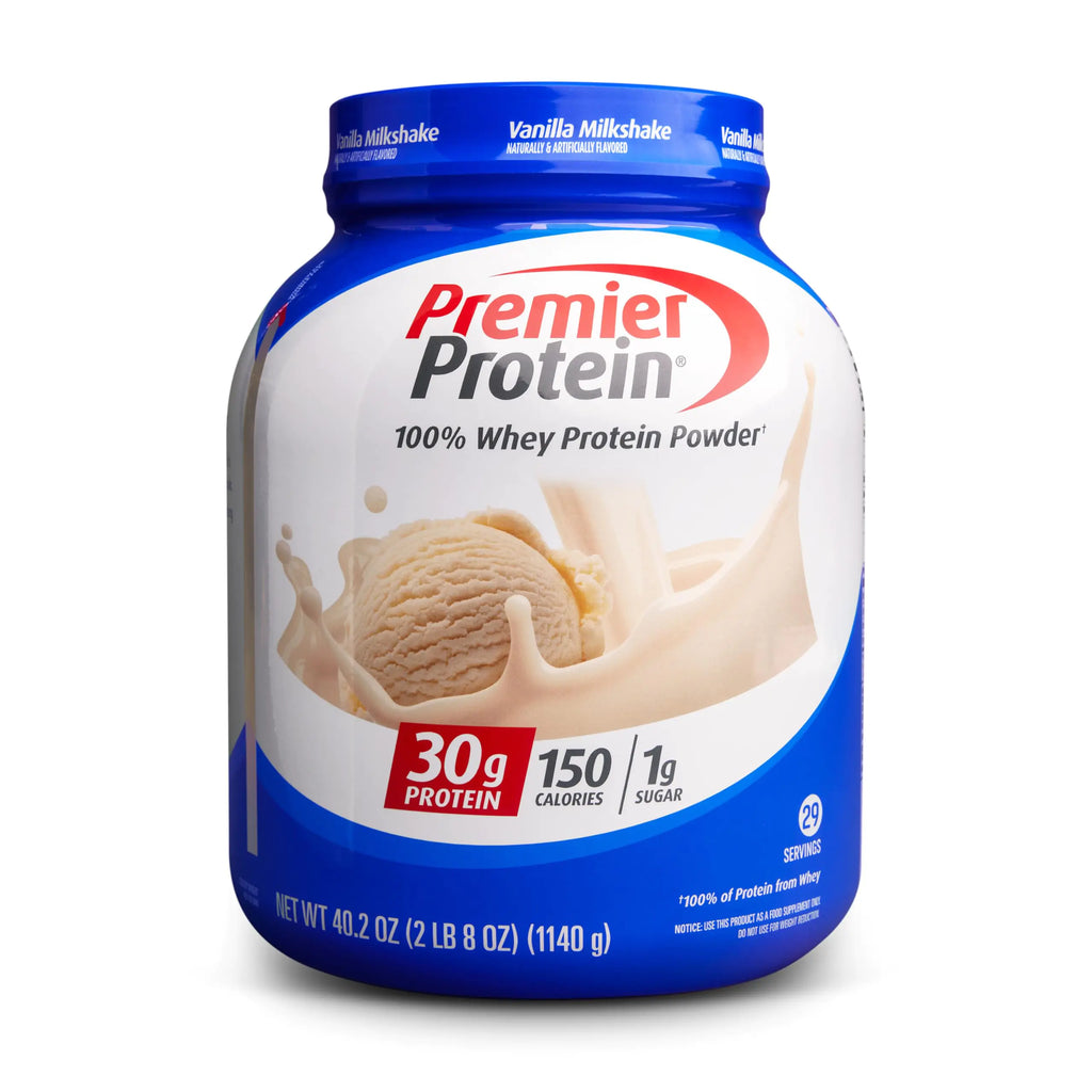 Premier Protein Protein Powder 30g Protein 1g Sugar No Soy Ingredients Gluten Free Vanilla Milkshake 29 Servings 40.2oz $100.00